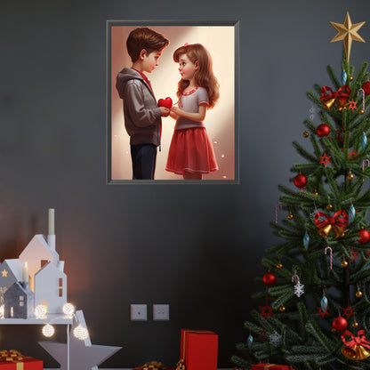 Diamond Painting - Full Square - Valentine's Day Couple (40*50CM)