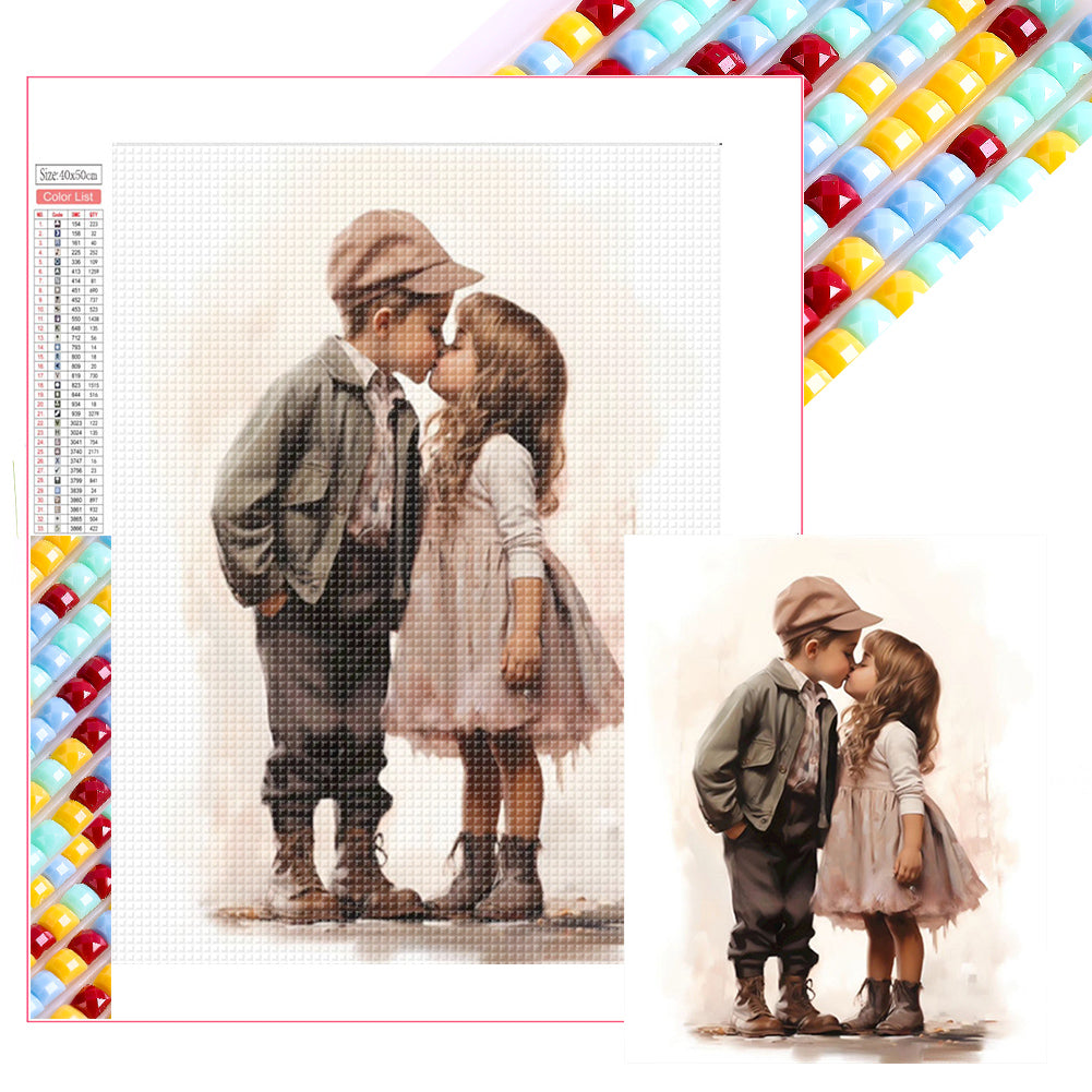 Diamond Painting - Full Square - Valentine's Day Couple (40*50CM)