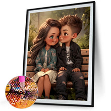 Load image into Gallery viewer, Diamond Painting - Full Square - Valentine&#39;s Day Couple (40*50CM)
