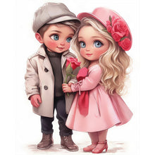 Load image into Gallery viewer, Diamond Painting - Full Square - Valentine&#39;s Day Couple (40*50CM)
