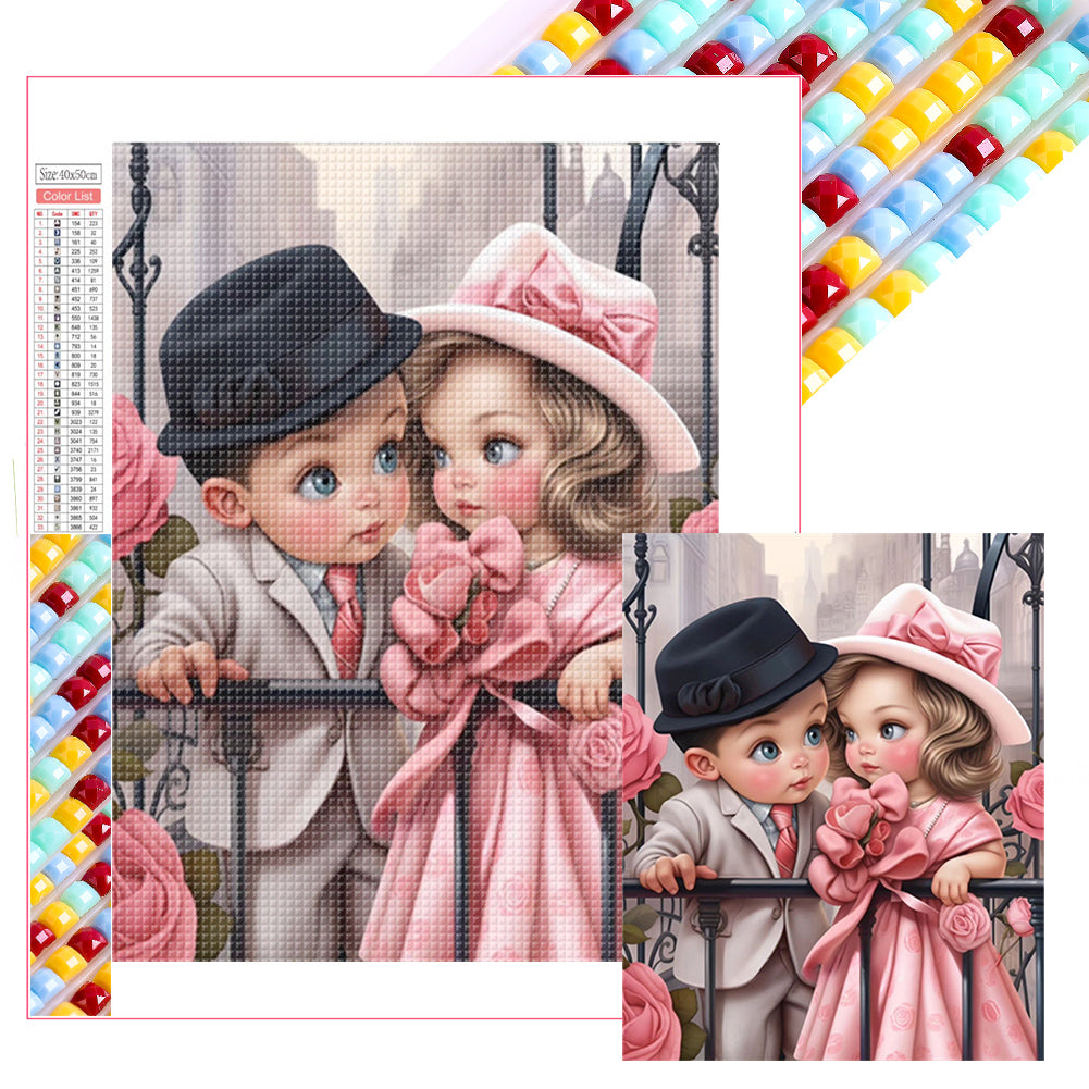 Diamond Painting - Full Square - Valentine's Day Couple (40*50CM)