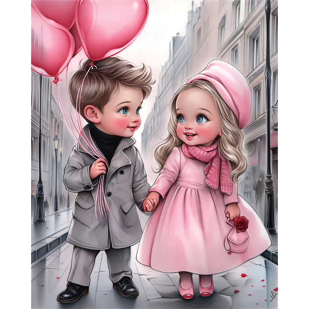 Diamond Painting - Full Square - Valentine's Day Couple (40*50CM)