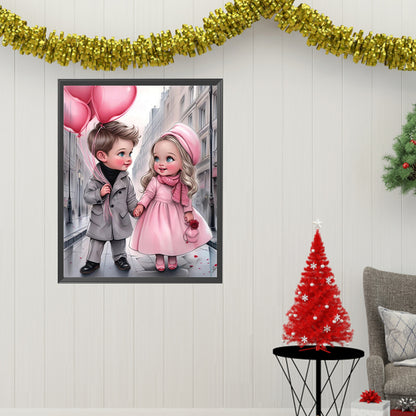 Diamond Painting - Full Square - Valentine's Day Couple (40*50CM)