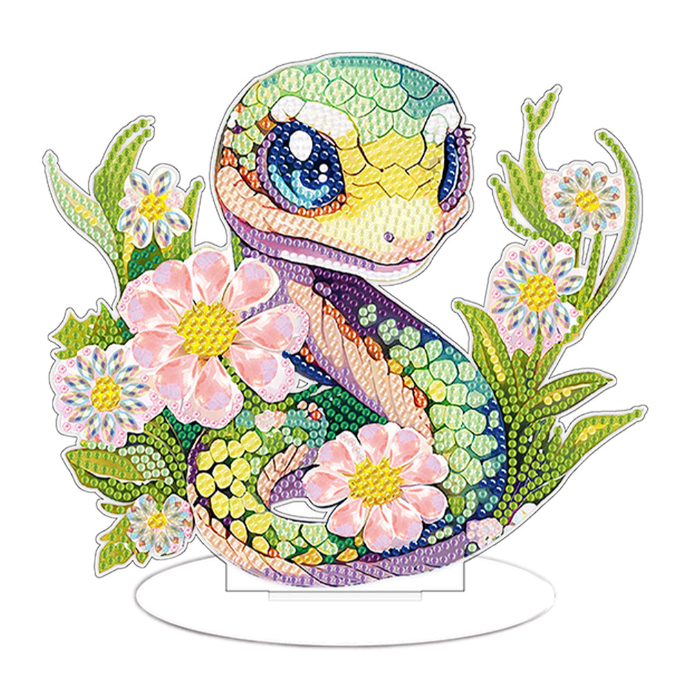 Acrylic 5D DIY Animal Diamond Art Tabletop Decoration for Beginner Home Decor