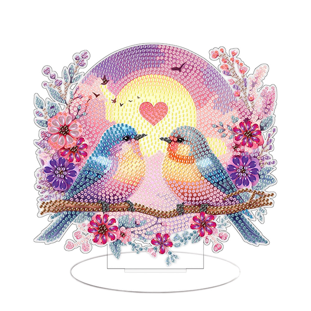 Acrylic 5D DIY Animal Diamond Art Tabletop Decoration for Beginner Home Decor