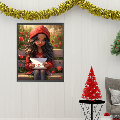 Diamond Painting - Full Square - Valentine's Day Love Letter (40*50CM)