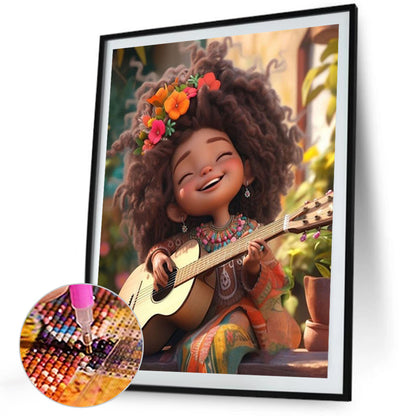 Diamond Painting - Full Square - little girl (40*50CM)