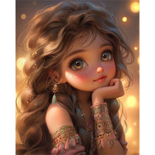 Load image into Gallery viewer, Diamond Painting - Full Square - little girl (40*50CM)
