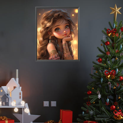 Diamond Painting - Full Square - little girl (40*50CM)