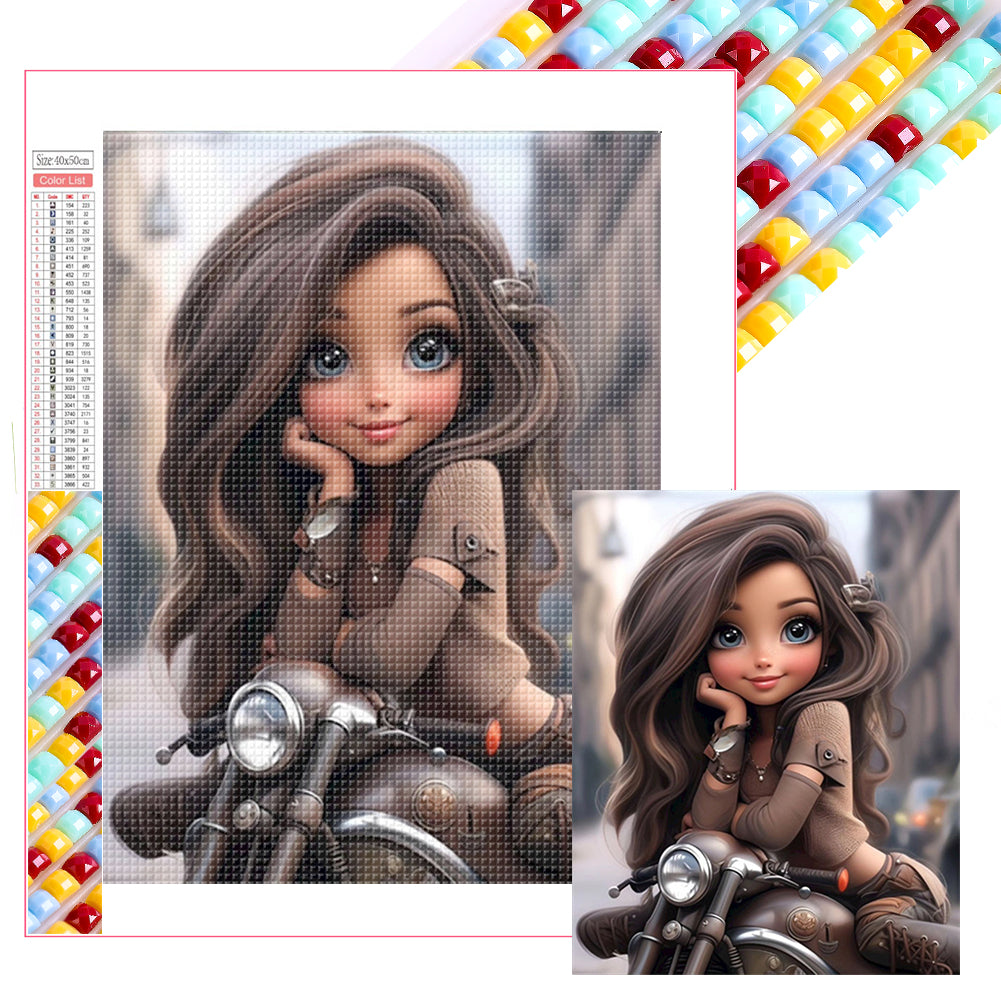 Diamond Painting - Full Square - little girl (40*50CM)