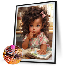 Load image into Gallery viewer, Diamond Painting - Full Square - little girl (40*50CM)
