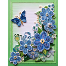 Load image into Gallery viewer, Diamond Painting - Full Round - Paper flowers and butterflies (30*40CM)
