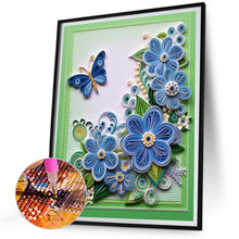 Load image into Gallery viewer, Diamond Painting - Full Round - Paper flowers and butterflies (30*40CM)

