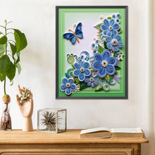 Load image into Gallery viewer, Diamond Painting - Full Round - Paper flowers and butterflies (30*40CM)
