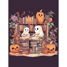 Load image into Gallery viewer, Diamond Painting - Full Round - The little ghost of learning (30*40CM)
