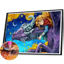 Load image into Gallery viewer, Diamond Painting - Full Round - Prince and Dragon (50*40CM)
