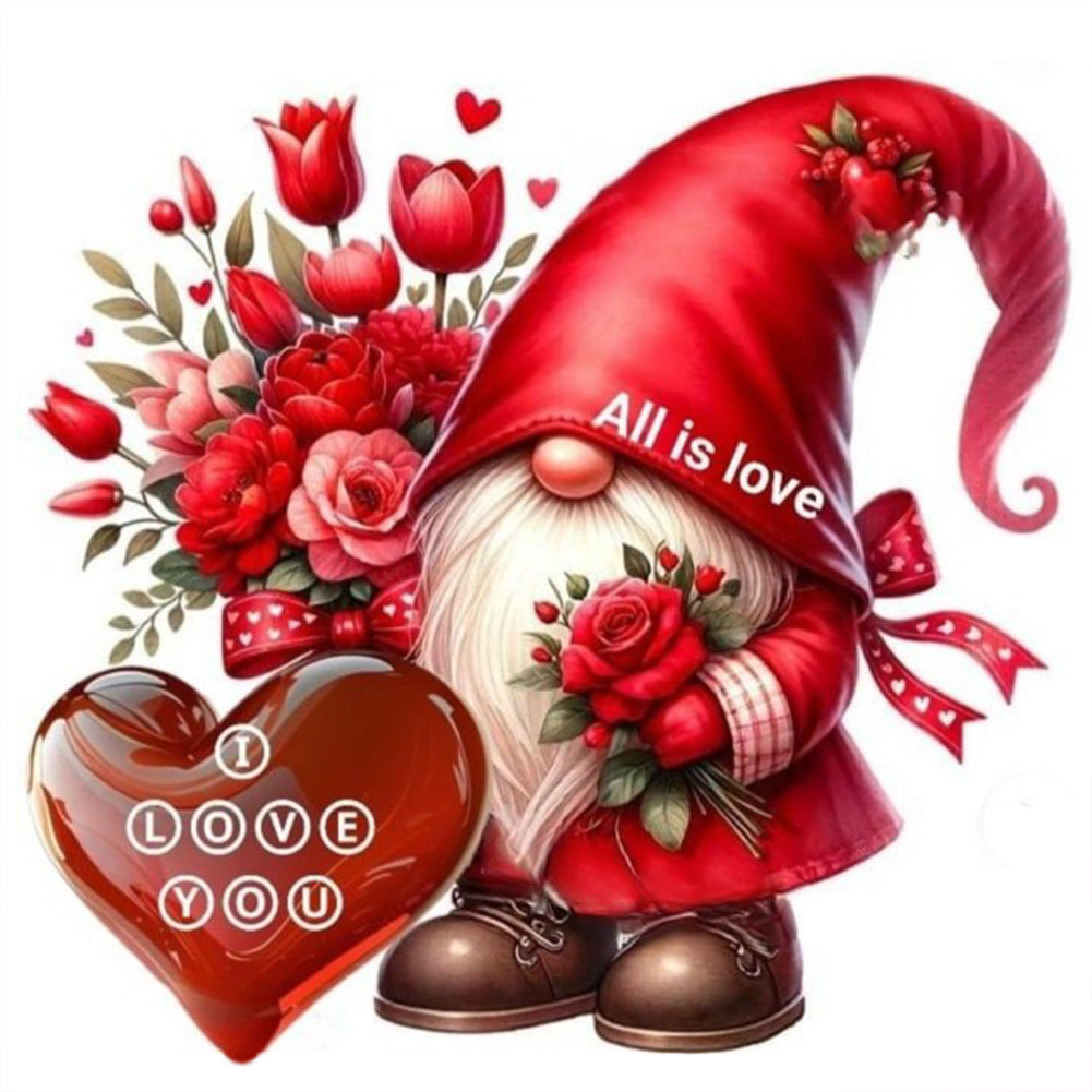 Diamond Painting - Full Round - rose goblin (30*30CM)