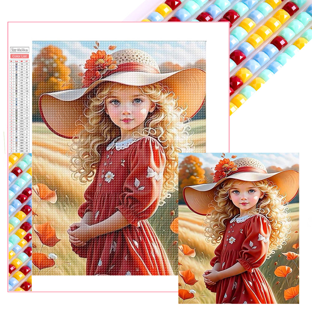 Diamond Painting - Full Square - noble girl (40*50CM)