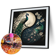 Load image into Gallery viewer, Diamond Painting - Full Square - Yin Yang Peacock (35*35CM)
