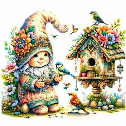 Diamond Painting - Full Round - Goblin and Bird's Nest (30*30CM)
