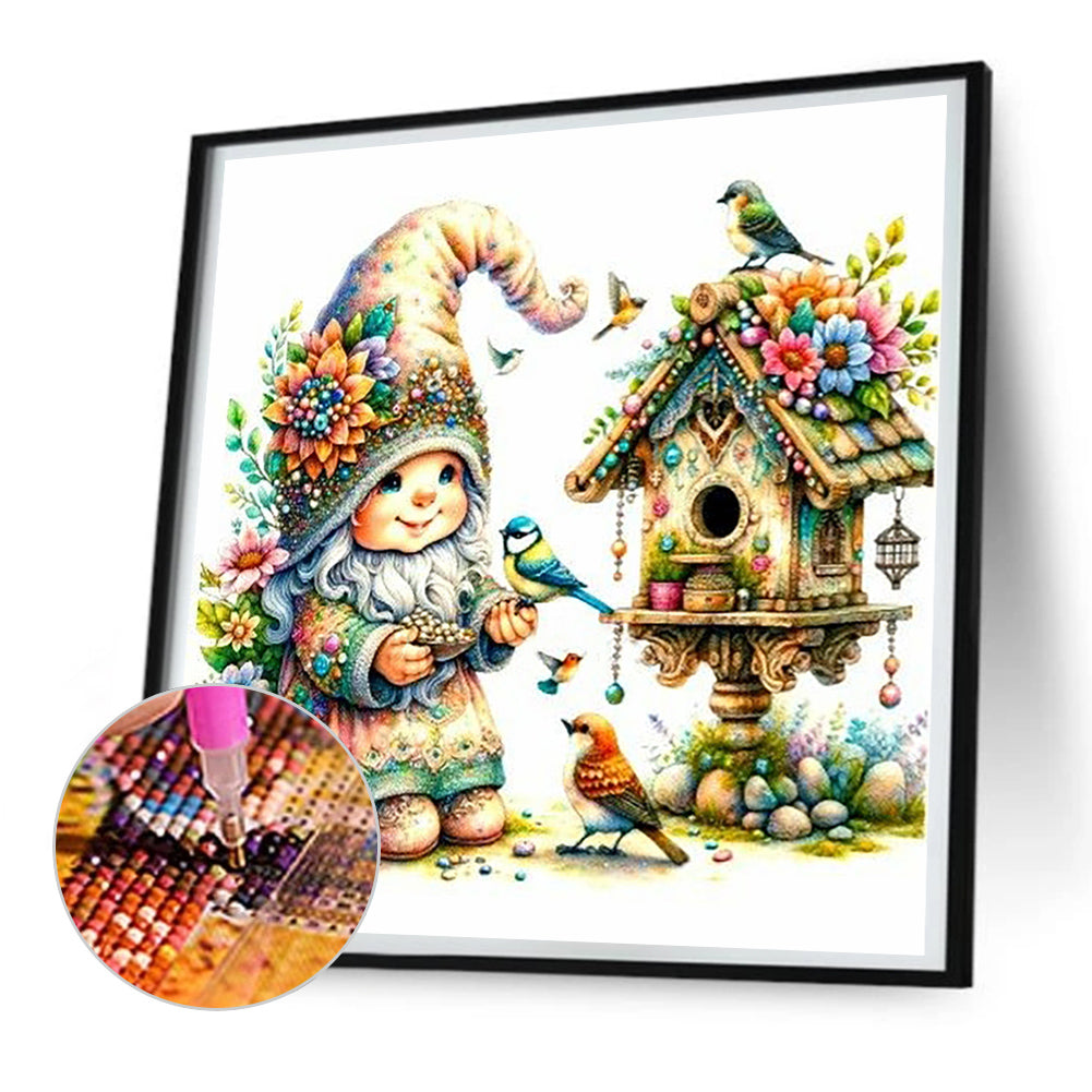 Diamond Painting - Full Round - Goblin and Bird's Nest (30*30CM)