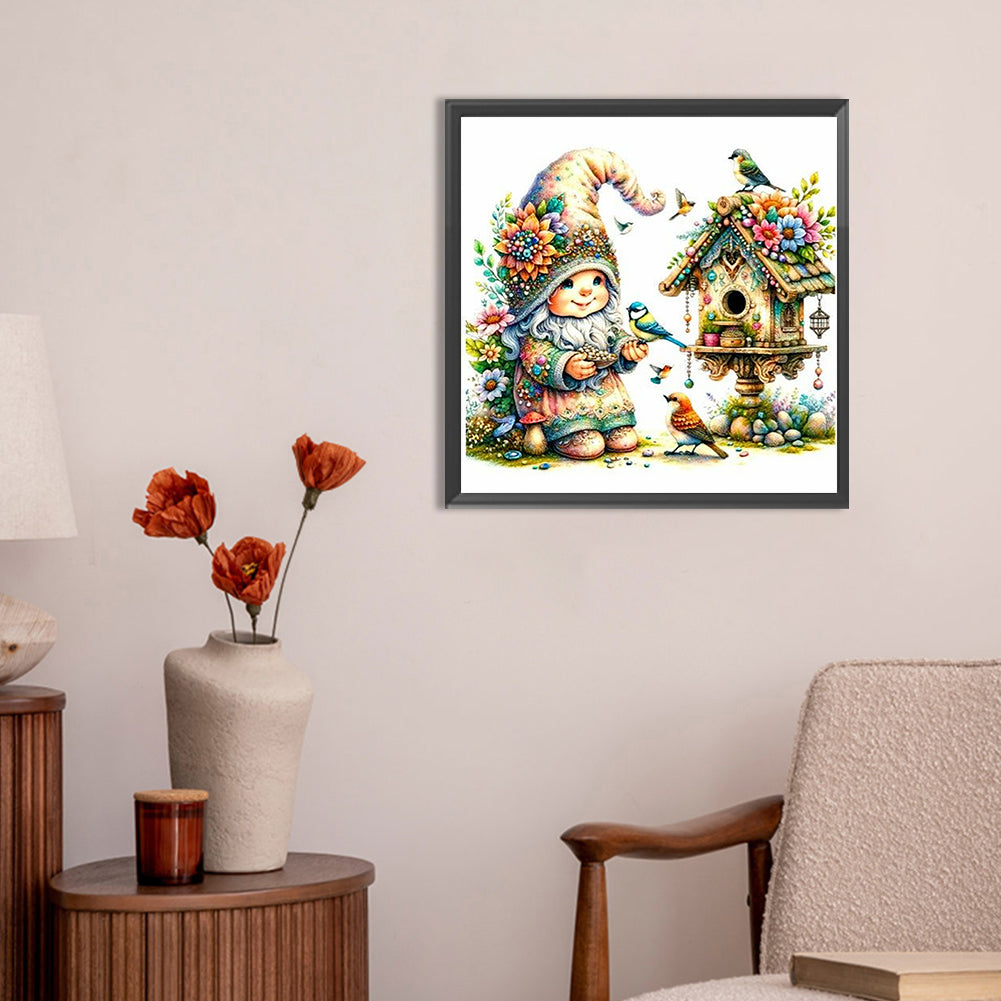 Diamond Painting - Full Round - Goblin and Bird's Nest (30*30CM)