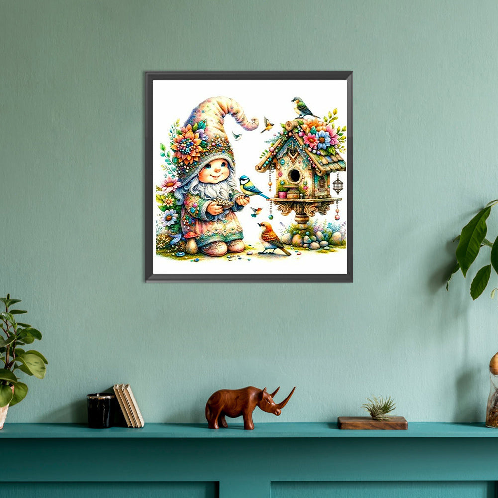 Diamond Painting - Full Round - Goblin and Bird's Nest (30*30CM)