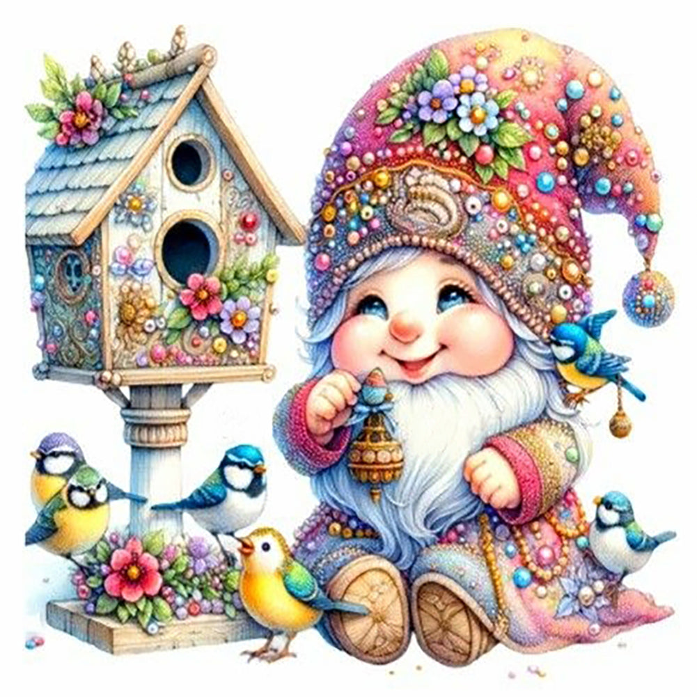 Diamond Painting - Full Round - Goblin and Bird's Nest (30*30CM)