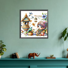 Load image into Gallery viewer, Diamond Painting - Full Round - Goblin and Bird&#39;s Nest (30*30CM)
