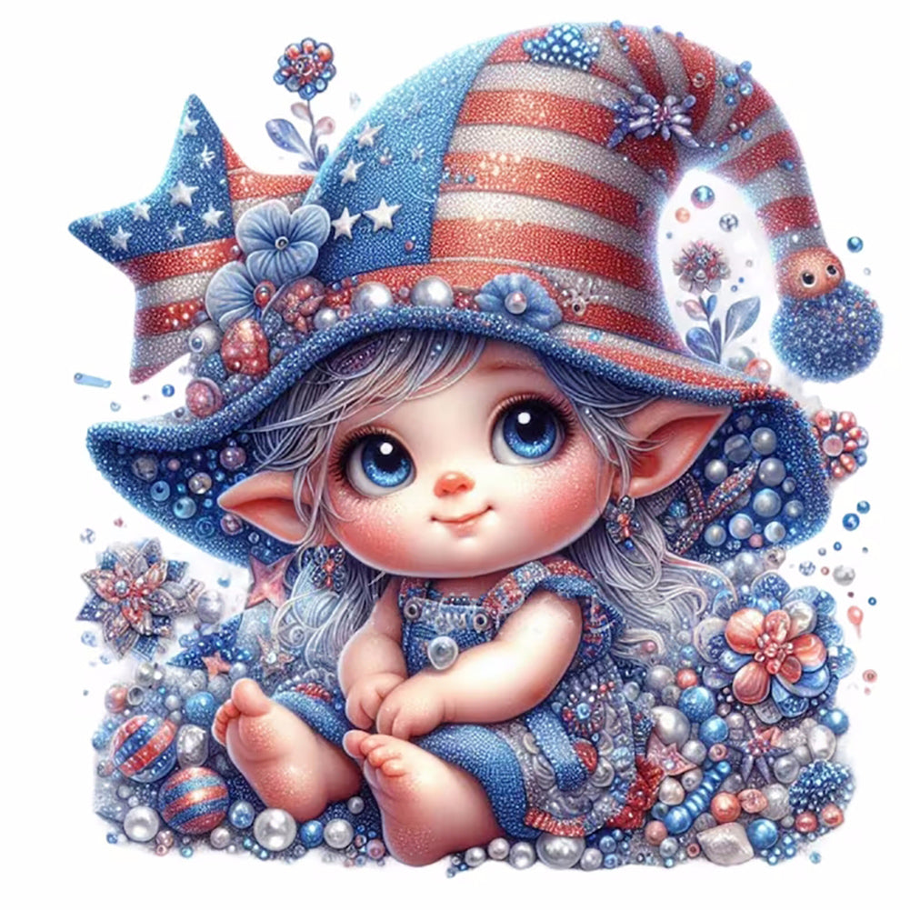 Diamond Painting - Full Round - flag goblin (30*30CM)