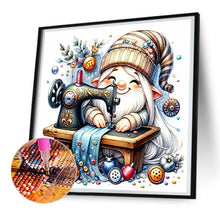 Load image into Gallery viewer, Diamond Painting - Full Round - Gnome making needlework (30*30CM)

