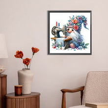 Load image into Gallery viewer, Diamond Painting - Full Round - Gnome making needlework (30*30CM)
