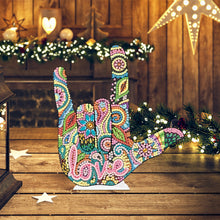 Load image into Gallery viewer, Special Shaped Finger Desktop 5D Diamond Art Kits for Office Home Decor (Love)
