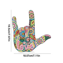 Load image into Gallery viewer, Special Shaped Finger Desktop 5D Diamond Art Kits for Office Home Decor (Love)
