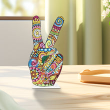 Load image into Gallery viewer, Special Shaped Finger Desktop 5D Diamond Art Kits for Office Home Decor (Finger)
