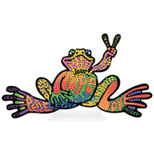 Load image into Gallery viewer, Handmade Acrylic Single-Sided Frog 5D DIY Diamond Art Tabletop Home Office Decor
