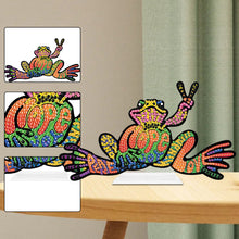 Load image into Gallery viewer, Handmade Acrylic Single-Sided Frog 5D DIY Diamond Art Tabletop Home Office Decor

