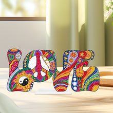 Load image into Gallery viewer, Single-Sided Love Letter Diamond Painting Desktop Ornaments Kit for Office Decor
