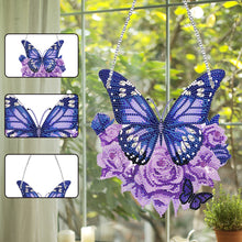 Load image into Gallery viewer, Handmade Acrylic Butterfly 5D DIY Diamond Painting Dots Pendant for Office Decor
