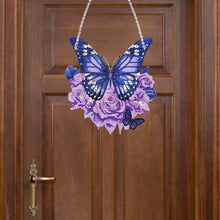Load image into Gallery viewer, Handmade Acrylic Butterfly 5D DIY Diamond Painting Dots Pendant for Office Decor
