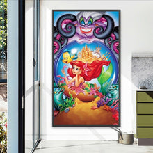 Load image into Gallery viewer, AB Diamond Painting - Full Round - mermaid ariel (40*70CM)
