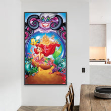 Load image into Gallery viewer, AB Diamond Painting - Full Round - mermaid ariel (40*70CM)
