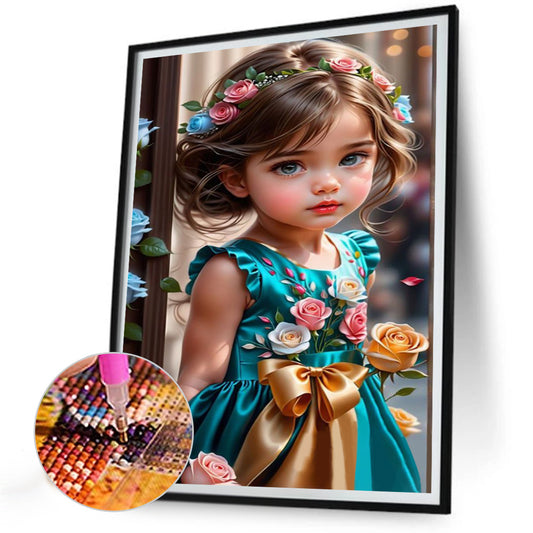 Diamond Painting - Full Round - Little Doll (30*40CM)