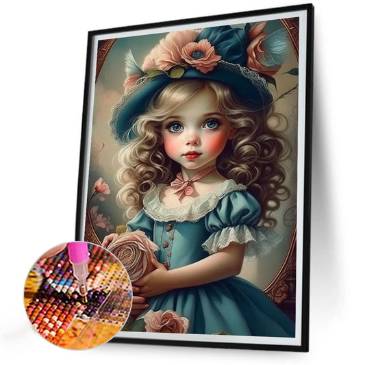 Diamond Painting - Full Round - Little Doll (30*40CM)