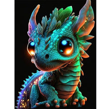 Load image into Gallery viewer, Diamond Painting - Full Round - little dinosaur (30*40CM)
