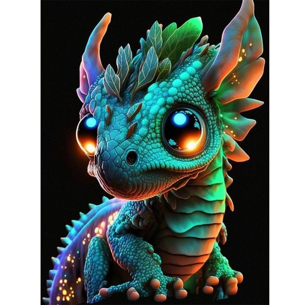 Diamond Painting - Full Round - little dinosaur (30*40CM)
