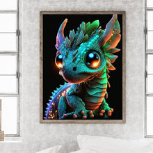 Load image into Gallery viewer, Diamond Painting - Full Round - little dinosaur (30*40CM)

