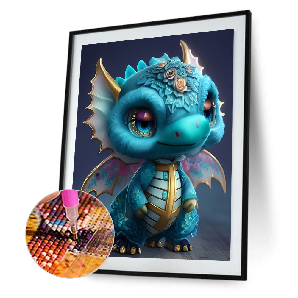 Diamond Painting - Full Round - little dinosaur (30*40CM)