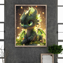 Load image into Gallery viewer, Diamond Painting - Full Round - little dinosaur (30*40CM)
