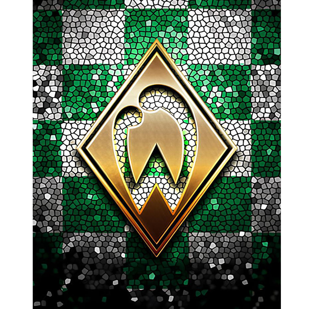 Diamond Painting - Full Round - Werder Bremen logo (40*50CM)
